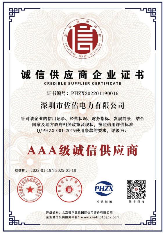 誠(chéng)信單位等榮譽(yù)證書(shū)